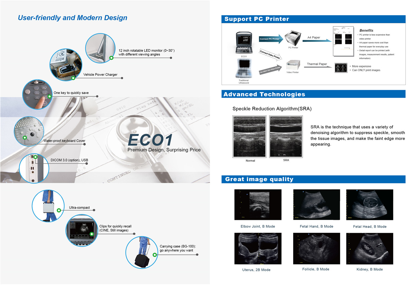 ECO Portable Ultrasound Machine 