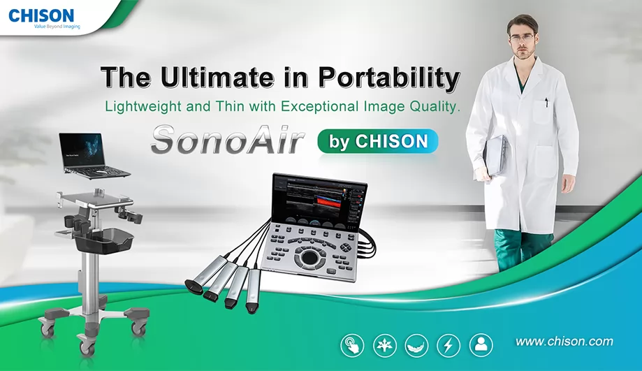 CHISON SonoAir: Das ultimative tragbare Ultraschallsystem für zuverlässige Diagnosen