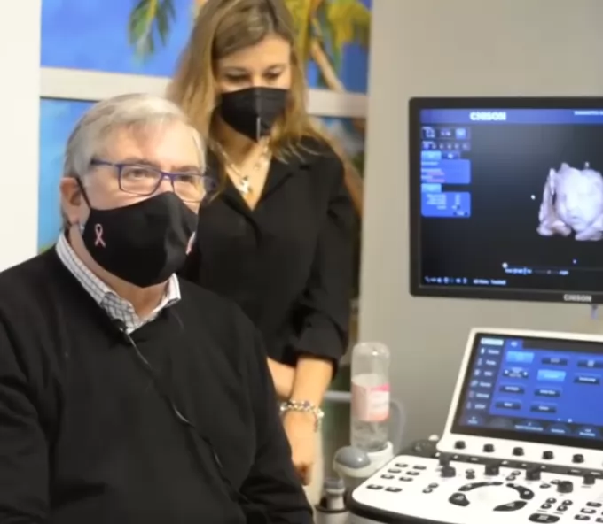 These machines use high-frequency sound waves to generate images of the fetus, placenta, and other reproductive organs, which can be viewed in real-time by a trained technician.